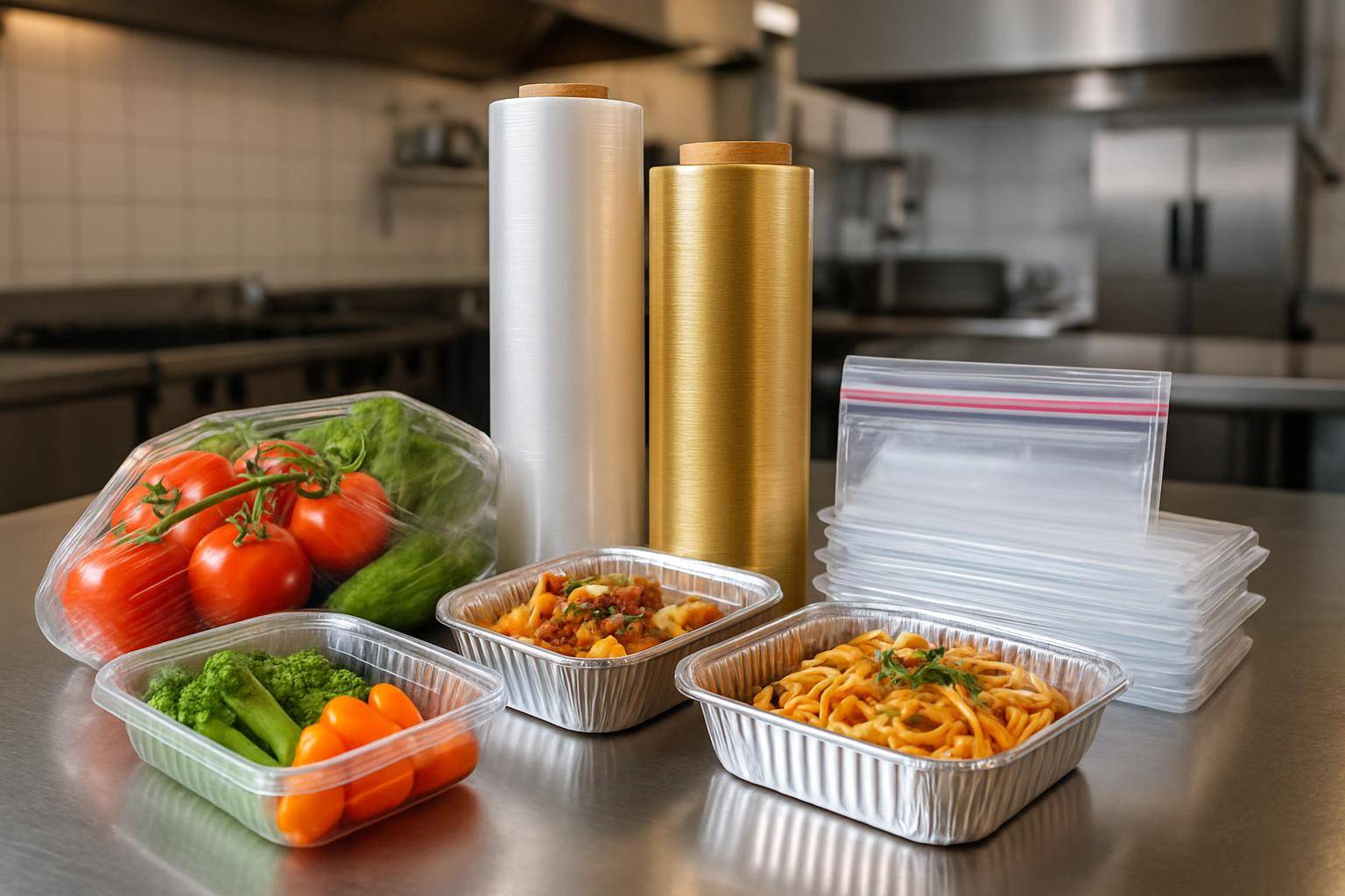Opakowania foliowe w gastronomii – jak wybrać odpowiednie rozwiązania dla swojego lokalu?