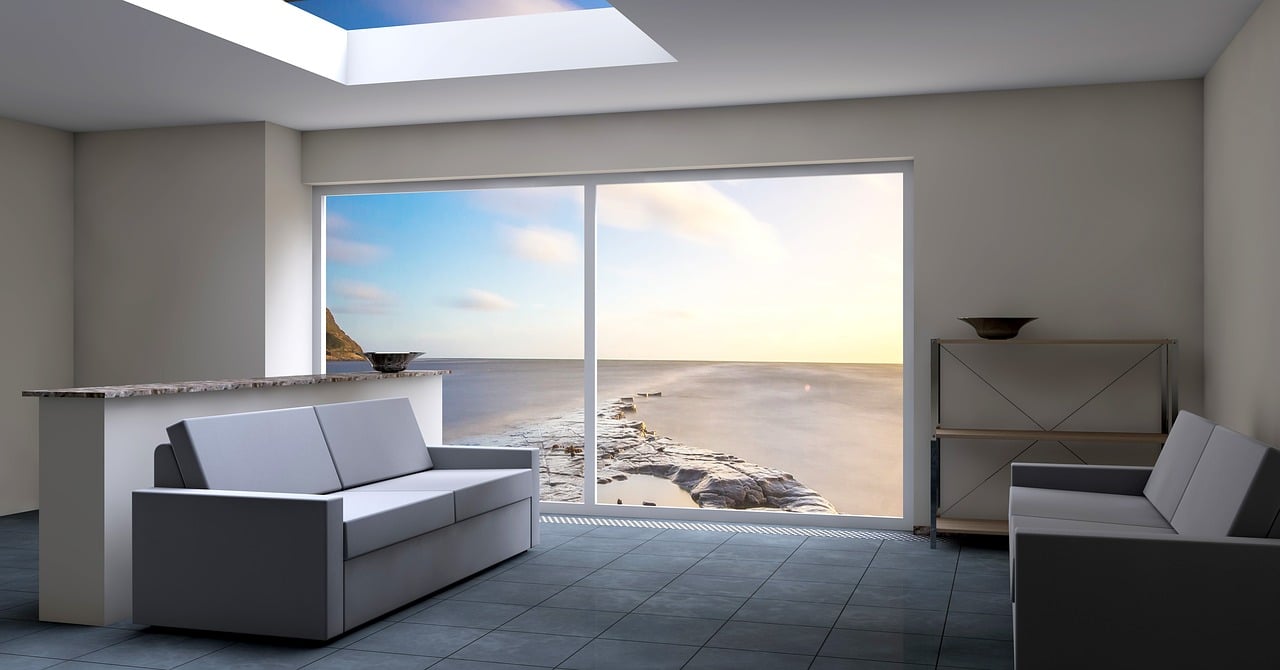 Przestrzeń i elegancja w nowoczesnym wnętrzu