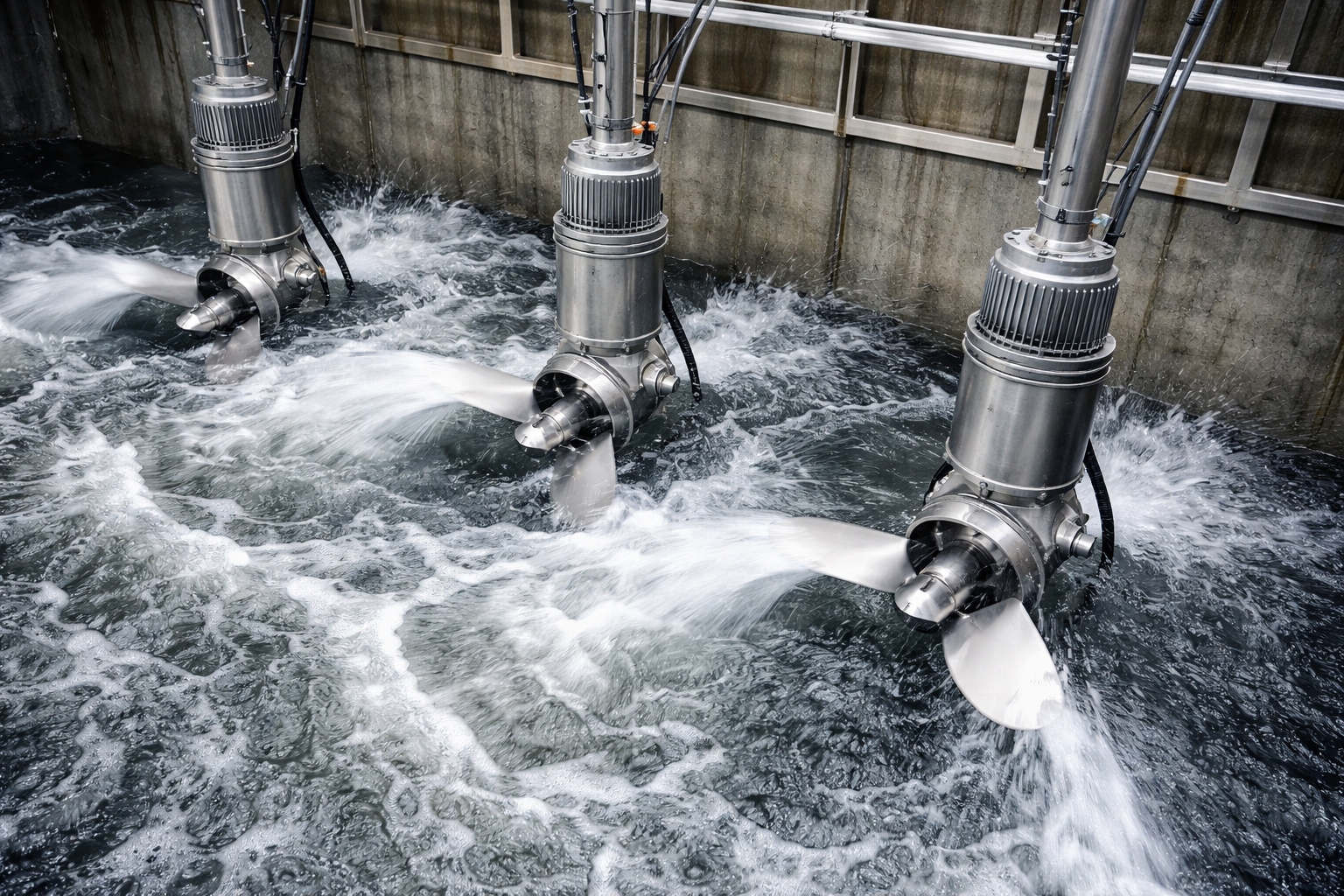 Urządzenia do intensywnego mieszania cieczy w instalacjach przemysłowych